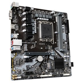 GIGABYTE B660M D2H DDR4 Rev.1.0 마더보드 Micro-ATX [Intel B660 칩셋 탑재] MB5706 블랙