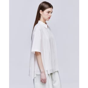 [파주점] [송지오우먼]컬렉션 베일드 멀티 플리츠 셔츠 라이트 핑크 WH3SH717LP