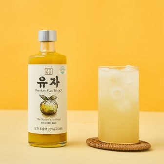 청숨 통째로 갈아만든 유자 360ml