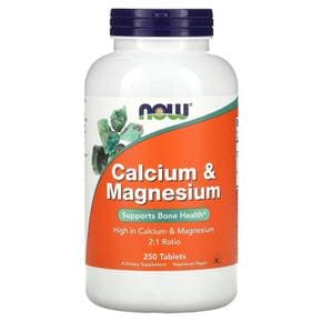 NOW Foods 나우푸드 칼슘 마그네슘 250정 Calcium Magnesium