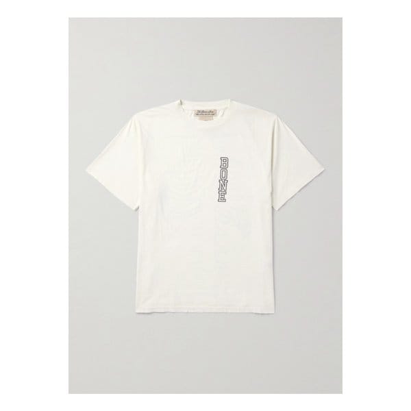 레미 릴리프 본 코튼 저지 티셔츠 화이트 46376663162921098