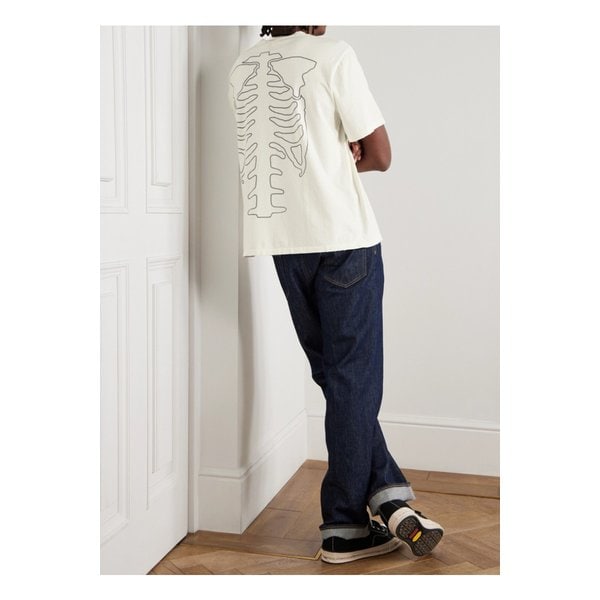 레미 릴리프 본 코튼 저지 티셔츠 화이트 46376663162921098