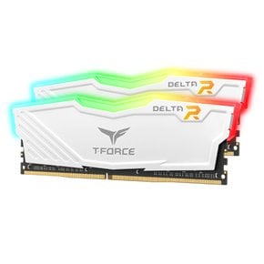 [서린공식] TEAMGROUP T-Force DDR4-3200 CL16 Delta RGB 화이트 패키지 16GB(8Gx2)