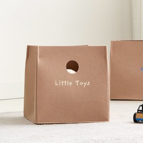 감성 펠트 수납바스켓 LITTLE TOYS 29x29x29cm