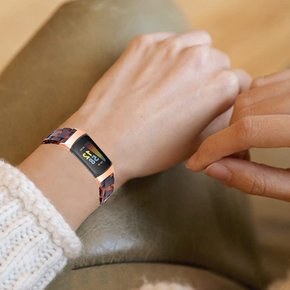 Fitbit Charge 5 밴드 벨트 교체용 손목 밴드, 경량 레진 밴드, 사이즈 조절 가능, 스포츠 벨트