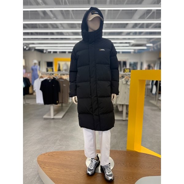 [여주점] N254UDW160  카이만 프로 롱 구스다운 점퍼 BLACK