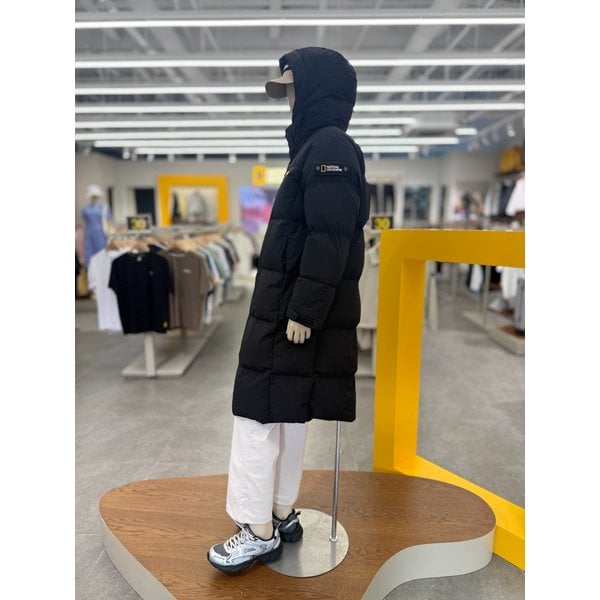 [여주점] N254UDW160  카이만 프로 롱 구스다운 점퍼 BLACK