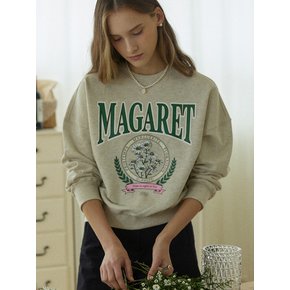 Margaret Artwork Sweatshirt - Oatmeal