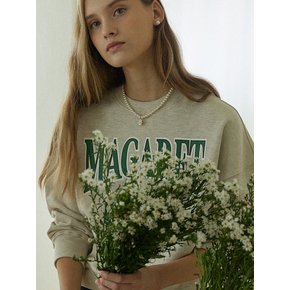 Margaret Artwork Sweatshirt - Oatmeal