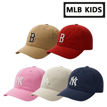 MLB키즈 24N[KIDS]베이직 뉴커버 볼캡 5종 택1 7ACP6604N