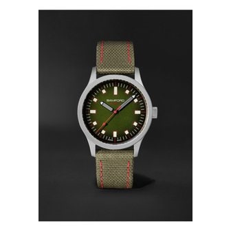 뱀포드 B80 어드벤처 오토매틱 티타늄 캔버스 39mm 시계 레퍼런스 넘버 B80 ADV GRN