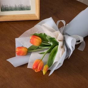 조이 튤립 꽃다발 45cm (3컬러) 인테리어 조화 기념일 선물 부케 꽃