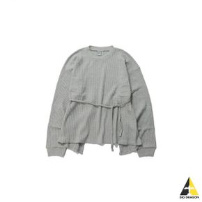 BASERANGE Shaw Long Sleeve in Grey Melange (FSHL-RIB-000) (샤 롱슬리브)