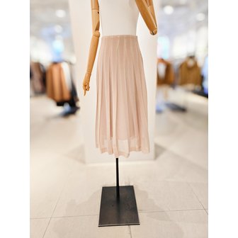 아이잗컬렉션 [파주점] [더아이잗컬렉션]시스루 밴딩 플레어 니트 스커트 CS4B1SK082