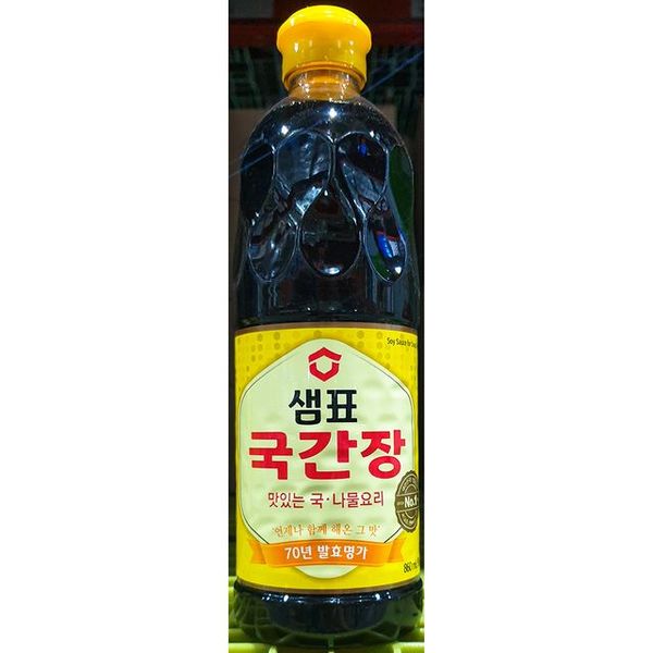 샘표 국간장 말통 고추장 된장 장류 초장 쌈 860ml X6