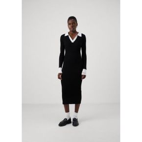 5104469 KARL LAGERFELD POLO DRESS - Shift dress black 110178103