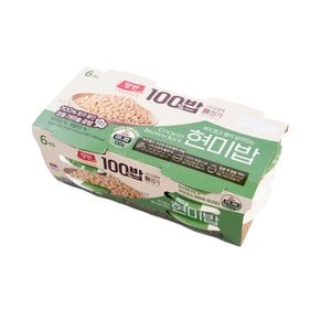 양반100밥 현미밥 130g*6입 기획