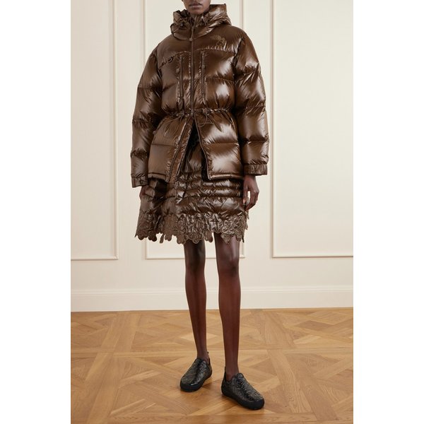 세실리 반센 자수 퀼티드 다운 미니 스커트 46376663162969367