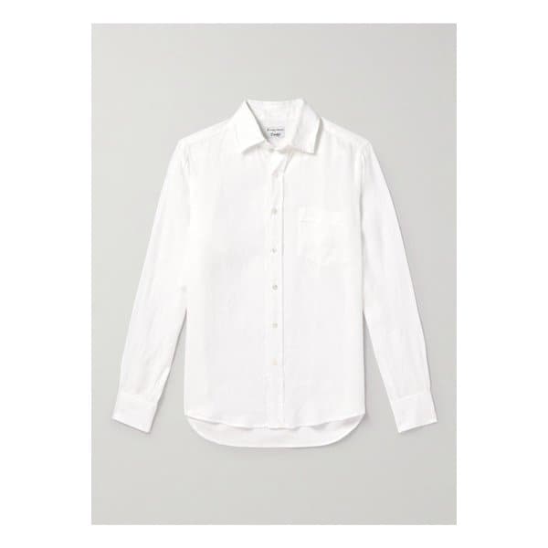 킹스맨 드레익스 리넨 셔츠 화이트 1647597348865233