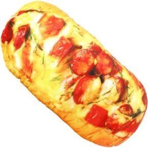 피자바케트빵 쿠션 60cm 빵 모양 베개