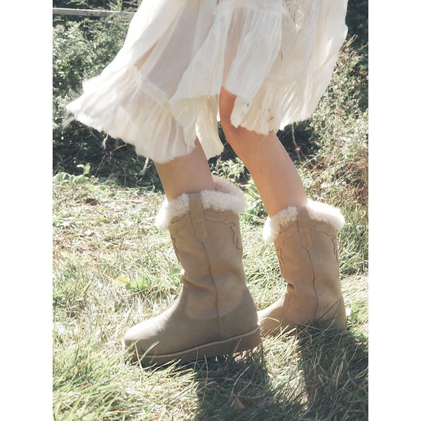 Montana 몬테나 웨스턴무드 시어링부츠 - 3colors