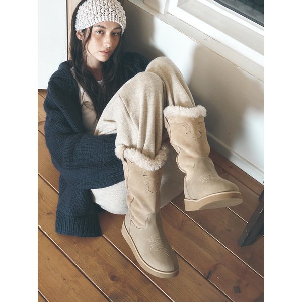 Montana 몬테나 웨스턴무드 시어링부츠 - 3colors