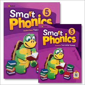 스마트 파닉스 Smart Phonics 5 교재 워크북 세트 (전2권) (3rd) (AI Phonics App)