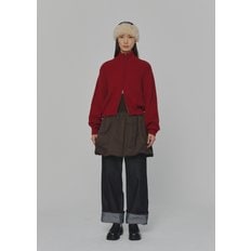 아모멘토 24FW FULL NEEDLE CROP BLOUSON (3COLORS)