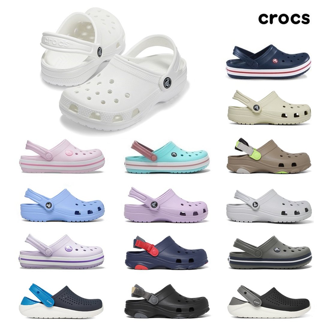 Crocs] 키즈/성인 크록밴드 클래식 클로그 40종택일, 신세계몰