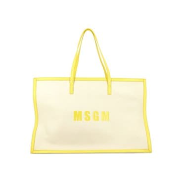 MSGM 24SS 키즈 로고 프린트 토트백 S4MSJGBA048 01204