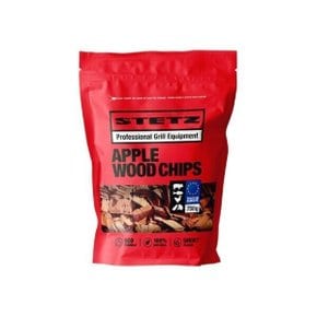 사과 훈연칩 750g 바베큐 훈제 우드칩 유럽산 프리미엄 훈연칩