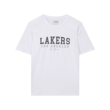 NBA LAL 기능성 에슬레져 레터링 반팔 티셔츠 N252TS078P