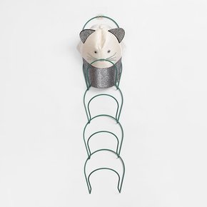 이지홈 5구 스틸 모자걸이 그린 / 소품정리 도어후크