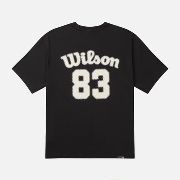 윌슨 올라운더 백그래픽 오버핏 티셔츠/BLK/W252001NTS45