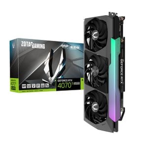 e_ ZOTAC 지포스 RTX 4070 Ti SUPER AMP Holo D6X 16GB 그래픽카드