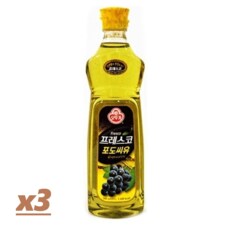 오뚜기 포도씨유 900ml x 3개