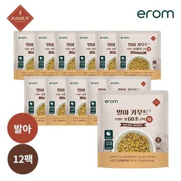  [할인특가][이롬]발아 카무트®브랜드밀  60초 곤약밥 12팩(110g*12팩)