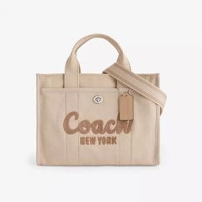 5484583 COACH Cargo 34 logo-embroidered detachable-strap canvas tote bag