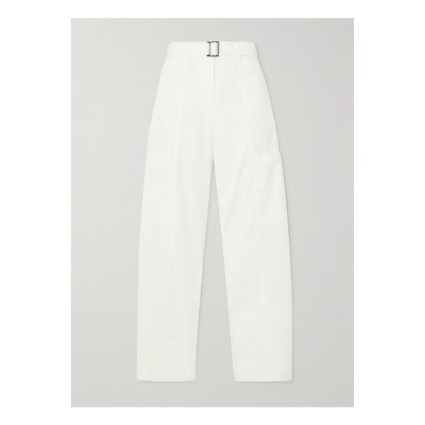 세인트 아그니 유틸리티 벨트 코튼 혼방 와이드 팬츠 오프 화이트 1647597354738985