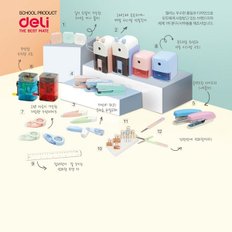 델리 수정테이프 리필  블루/2입