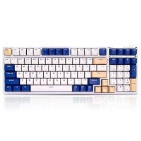 AULA F98 PBT RGB 풀윤활 유무선 B,W,P (황축)