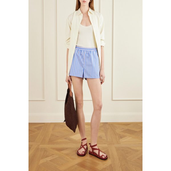 데스트리 스스무 스트라이프 코튼 포플린 쇼츠 46376663162974741