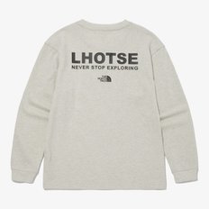 NT7TQ50U 키즈 하이 마운틴 긴팔 라운드 티 KS HI MOUNTAIN L/S R/TEE