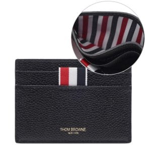 [부산점] 25FW 남여공용 페블 그레인 구스 자수 카드지갑 (UAW071A 00198 001 25F)