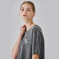 [지미테일러] Women 고흐 하비스트 T-shirt 명화 반팔티 (gray)