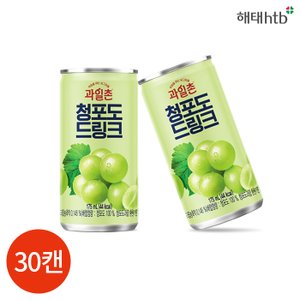  해태 과일촌 청포도 드링크 175ml x 30캔