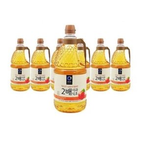 2배 사과식초 1.8L 6개