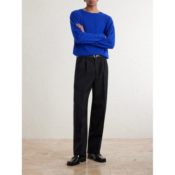 스트레이트 레그 플리츠 울 트라우저 46376663163020933