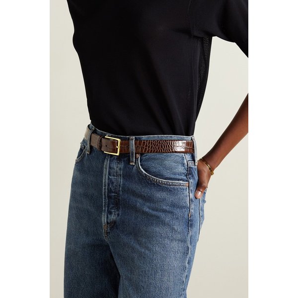 앤더슨스 크로크 엠보스드 가죽 벨트 1647597317783687