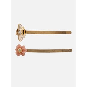 Honeybee Flower Antique Bobby Hair Pin H01350
